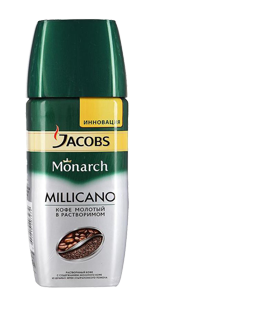 Кофе Jacobs Monarch Millicano раств. (190 гр.) в стекле